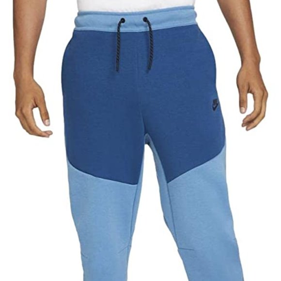 Nike Pants Nike Mens Dutch Blue Sportswear Tech Fleece Tapered Leg